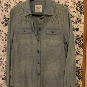 American Eagle Denim Shirt